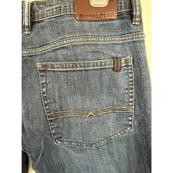 Buffalo David Bitton Driven-X Basic Jeans 38x32 Straight Stretch MSRP $119 - Picture 7 of 9